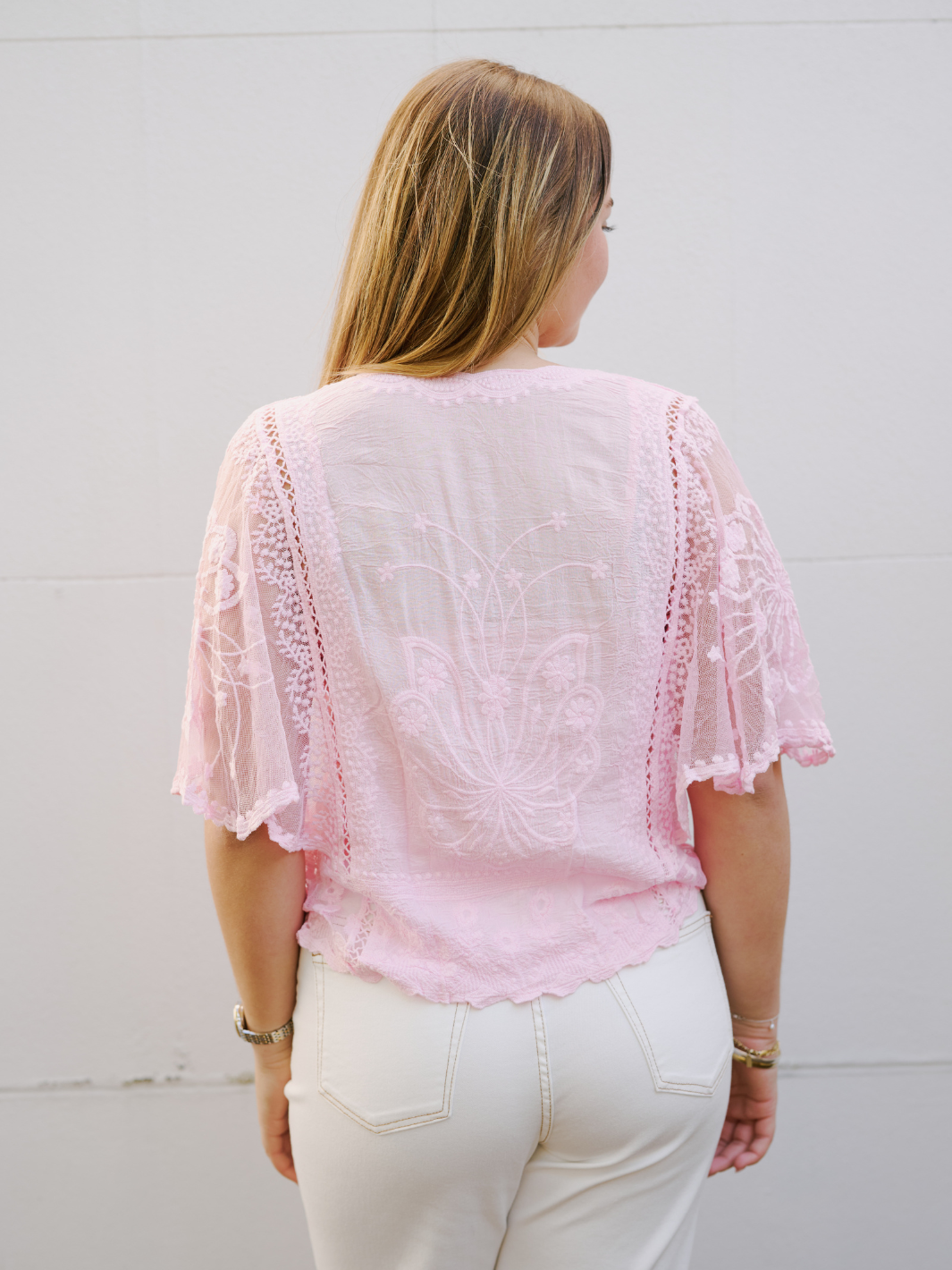 MARIA LACE TOP
