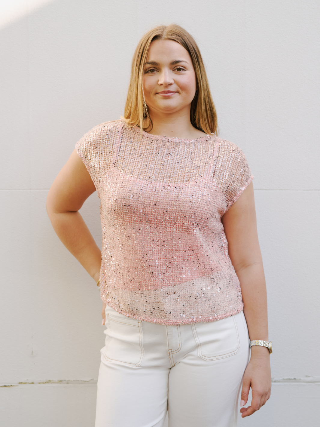FAME SEQUIN TOP