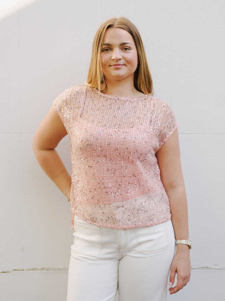 FAME SEQUIN TOP