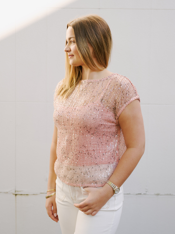 FAME SEQUIN TOP