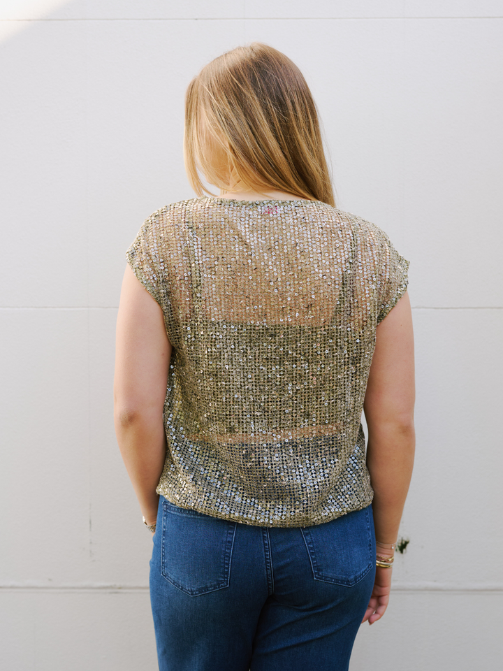 FAME SEQUIN TOP
