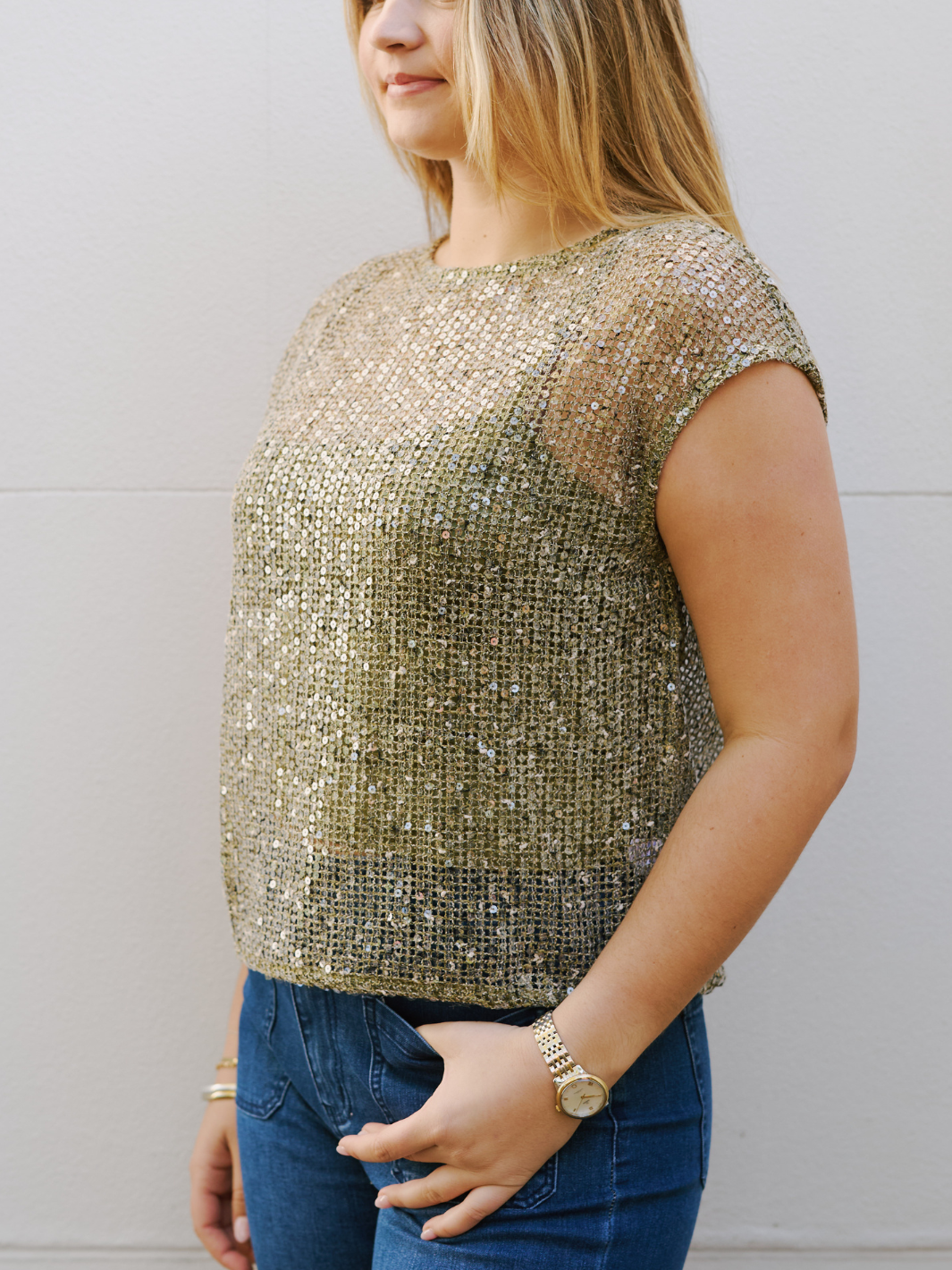 FAME SEQUIN TOP
