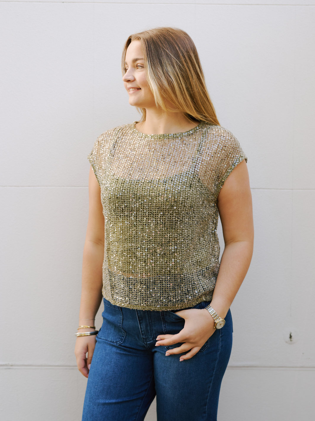 FAME SEQUIN TOP