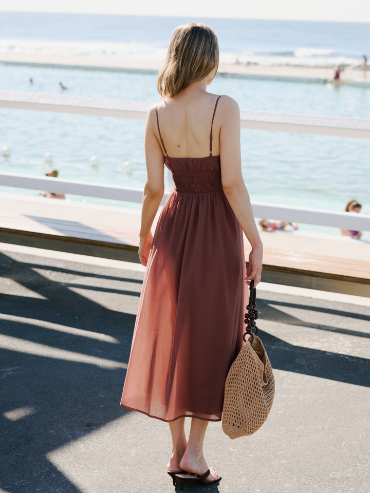 DAPHINE RUCHED MIDI