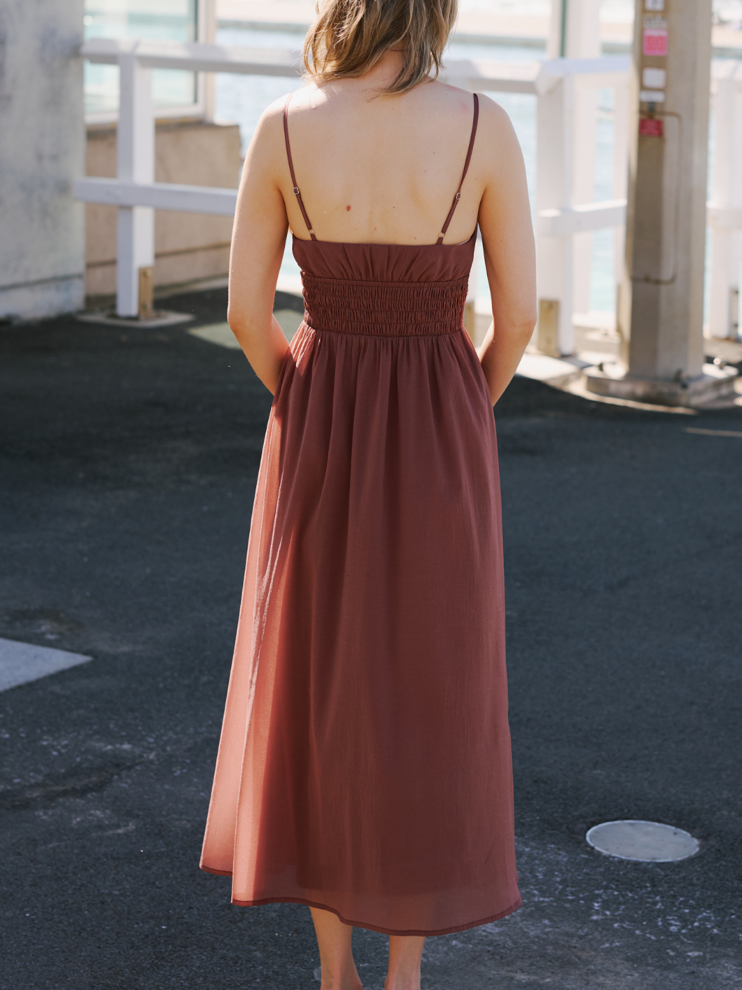 DAPHINE RUCHED MIDI