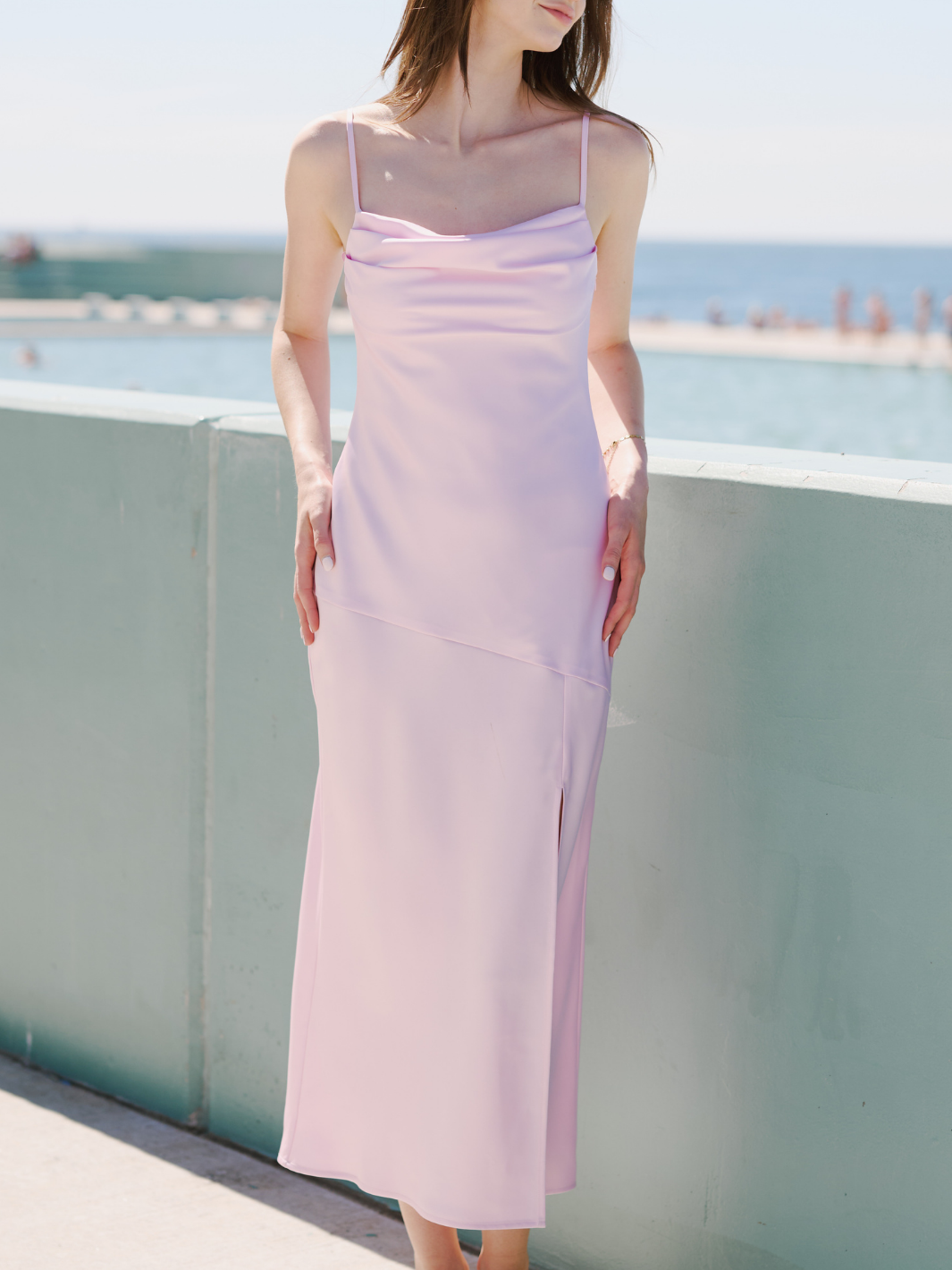 ELISA DRAPED MIDI