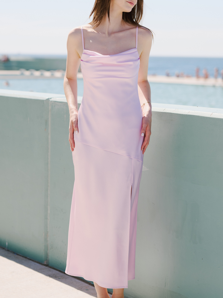 ELISA DRAPED MIDI