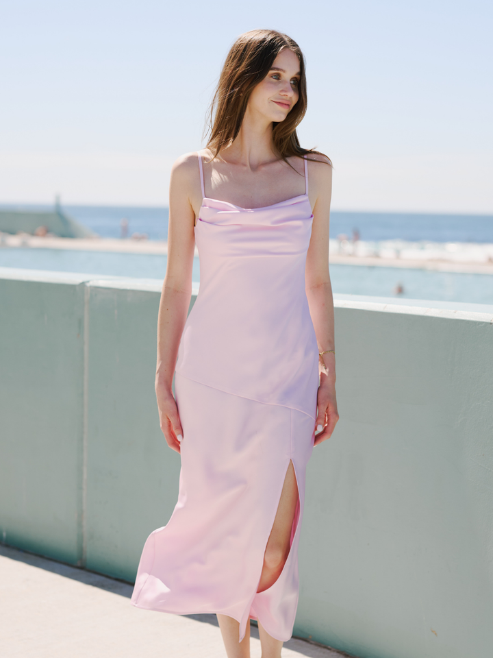 ELISA DRAPED MIDI