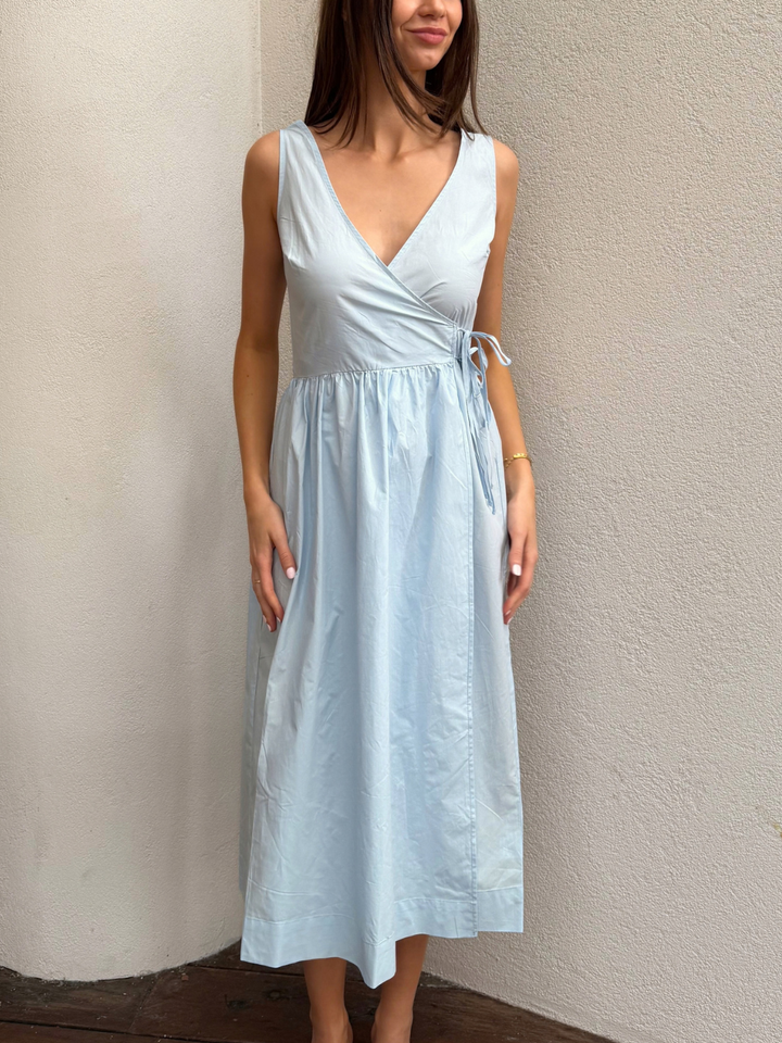 ANDRIA TIE MIDI DRESS