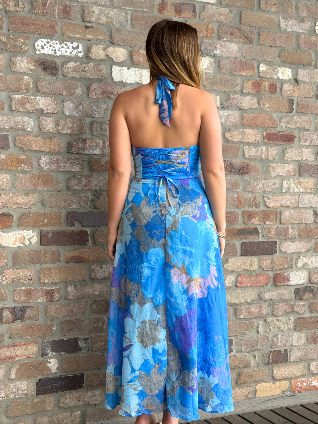 CLARA HALTER DRESS