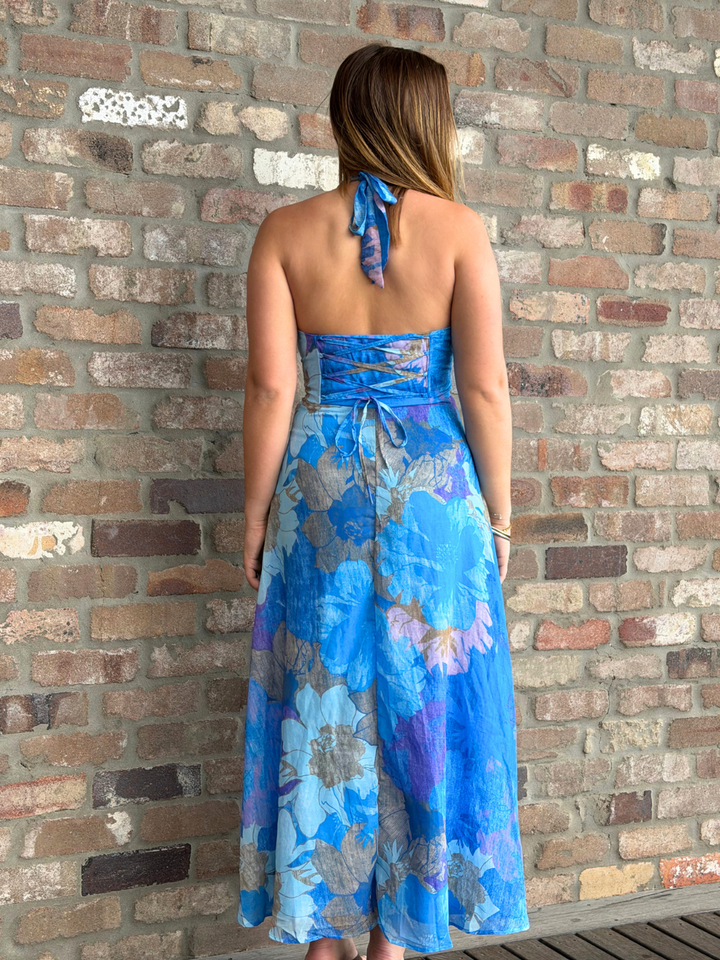CLARA HALTER DRESS