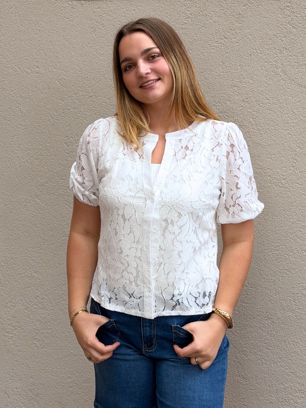 LUCY LACE BLOUSE