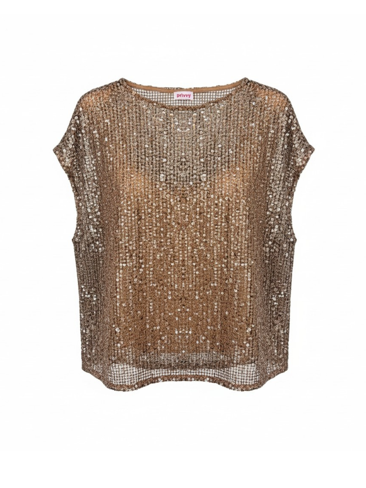FAME SEQUIN TOP / PY023
