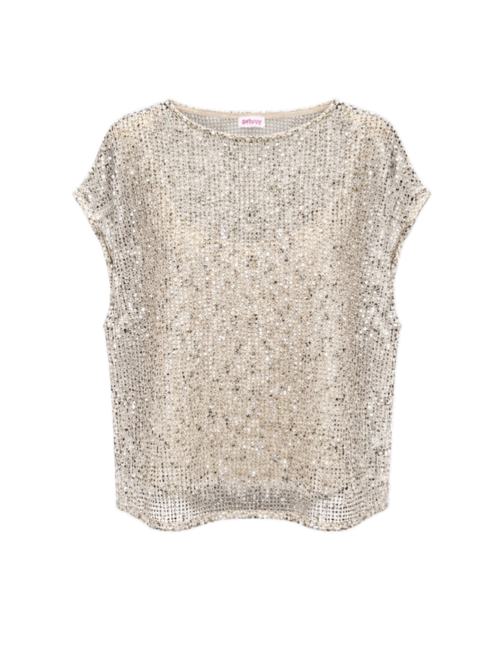 FAME SEQUIN TOP / PY023