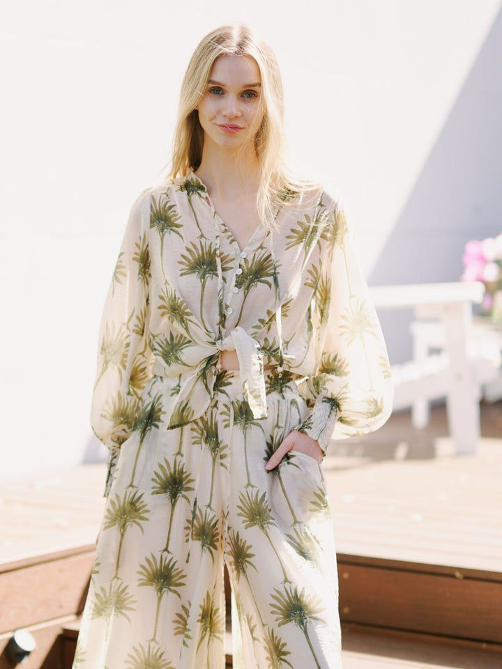 CAPELLA PALM BLOUSE