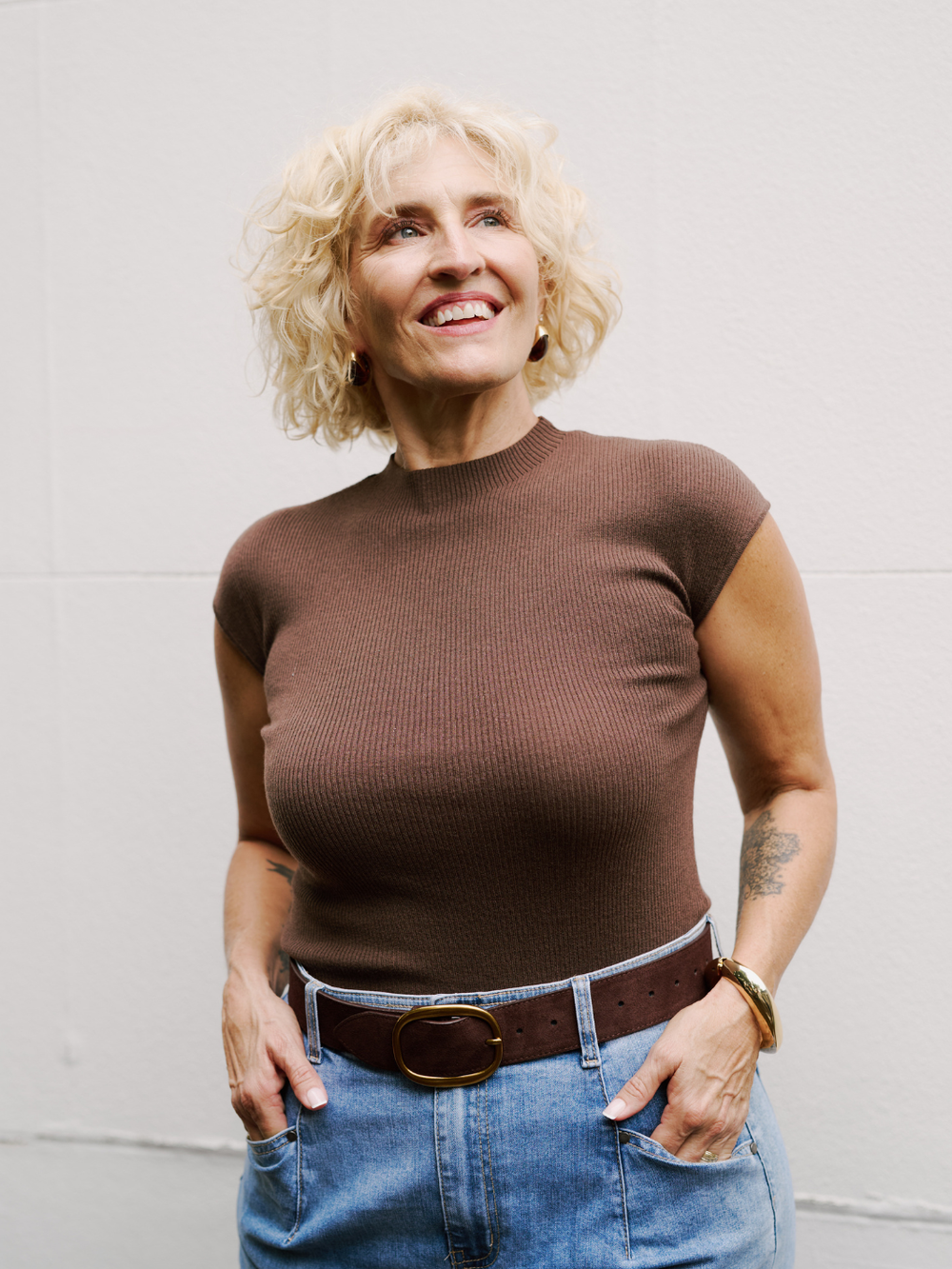 Choc High Neck Tank