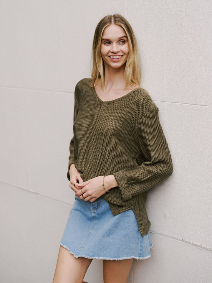 Khaki Suki Knit