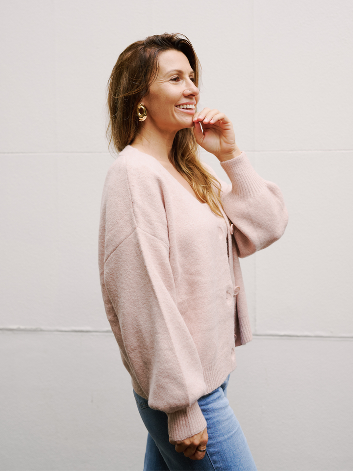 ML Pink Knit Cardi 2pc