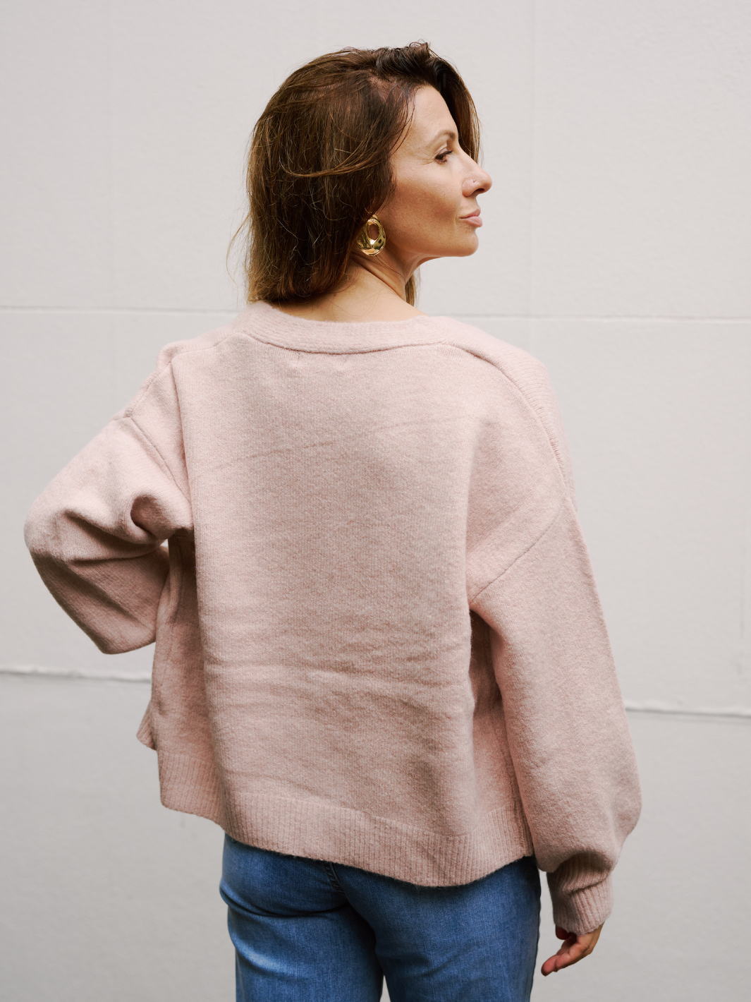Pink Knit Cardi 2pc Set