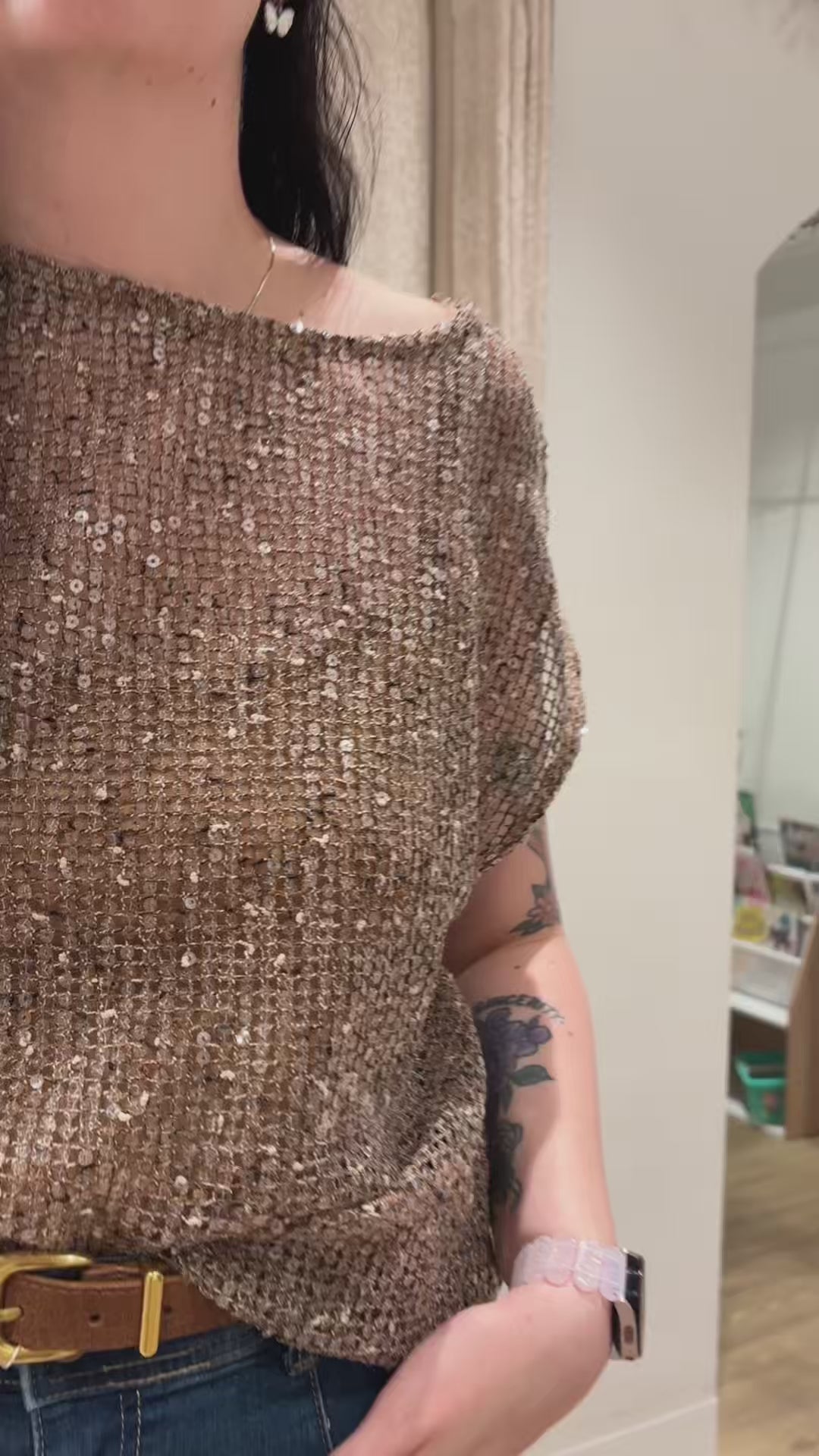 FAME SEQUIN TOP / PY023